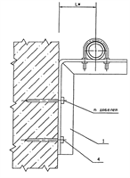 Крепление газопроводов к стене, Серия 5.905-18.05 УКГ 15.00
