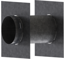 Узел прохода через сэндвич панель