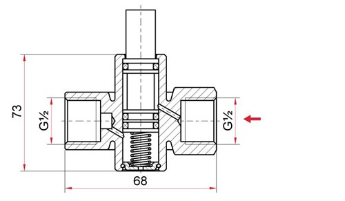 Кнопочный за­пор­ный клапан VE2-2 купить по 2 070 руб. у завода ...